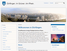 Tablet Screenshot of doerflingen.ch